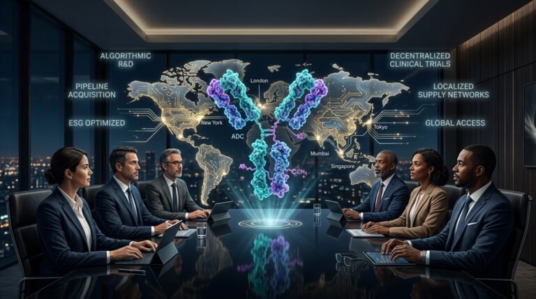 The Biopharma Horizon: Algorithmic Discovery, Sovereign Supply Chains, and the 2026 Patent Cliff